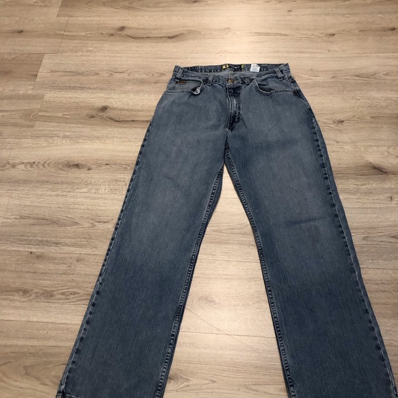 Unisex Vintage Duckhead Jeans Co. Jeans SZ 34/32 Cotton Bootcut Light Distress - Picture 1 of 14